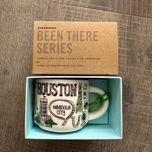 New Starbucks Been There Series Ceramic 2oz Mini Ornament Mug Cup HOUSTON